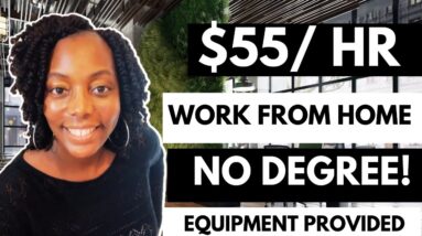 Remote Work From Home Jobs $55 Per Hour| No Phones| Equipment Provided| Work From Home Jobs 2023