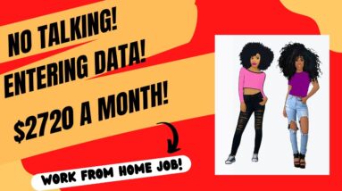 $2720 A Month Non Phone Work From Home Job Data Entry Work From Home Job Remote Job Entering Data