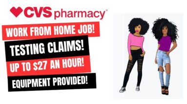 CVS Is Hiring Work From Home Job Get Paid To Test Claims Up To $27 An Hour + Equipment Provided