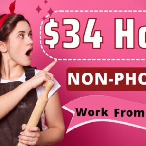 $32 To $34 Hour NON-PHONE Work From Home Job 2023 | No Degree Needed | Creating Documentation | USA