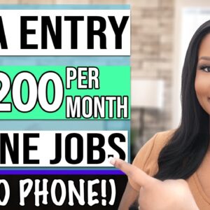 📵 $3200 PER MONTH NO PHONE ONLINE JOBS! GET PAID TO PROCESS CASEWORK! DATA ENTRY WORK FROM HOME JOBS