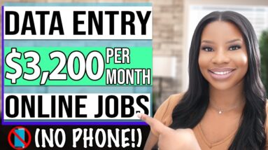 📵 $3200 PER MONTH NO PHONE ONLINE JOBS! GET PAID TO PROCESS CASEWORK! DATA ENTRY WORK FROM HOME JOBS