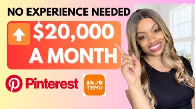 Make ⬆️ $20000 A Month Online W/Pinterest! No One Talked About This! Full Tutorial To Start ASAP!