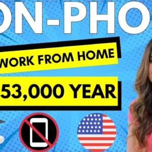 $45,000 To $53,000 Year Non-Phone Work From Home Job Handling Customer Online Tickets | No Degree