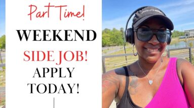 PART TIME SIDE JOB! WEEKEND Work From Home Job Hiring Now!