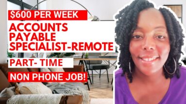 Part-Time Work From Home Jobs! $600 Per Week! Work From Home Jobs 2023