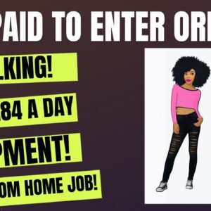 No Talking Get Paid To Process Orders Work From Home Job Up To $184 A Day Online Job + Equipment