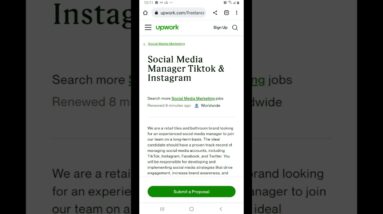 Social Media Manager Tiktok & Instagram Work from Home / Hiring Now!!!