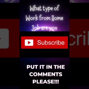 What type of Work from Home Job are you looking for?  #shorts