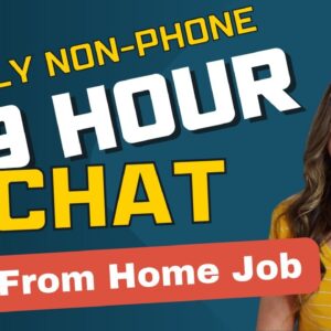 $18 To $19 Hour Mostly NON-PHONE Chat Support Work From Home Job With A University | USA Only
