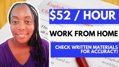 Get Paid Over $52 Per Hour To Proofread From Home! No Phones| Work From Home Jobs 2023