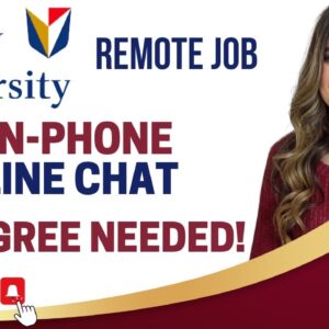 Devry Hiring Again! NON-PHONE Work From Home Job Online Chat With No Degree Required | USA